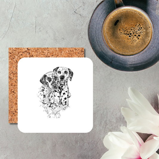 Pair of Dalmatians Coaster