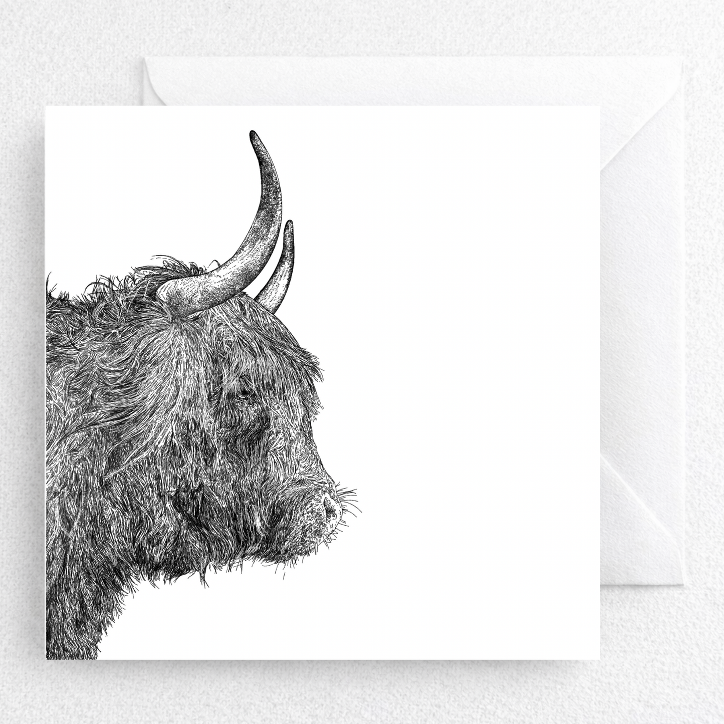 Personalised Highland Cow Card for Dad | Wildlife Father’s Day Greeting Card
