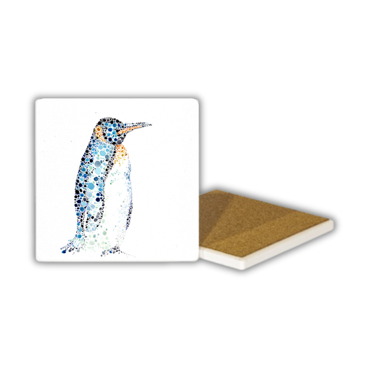 Penguin Dot Ceramic Coaster