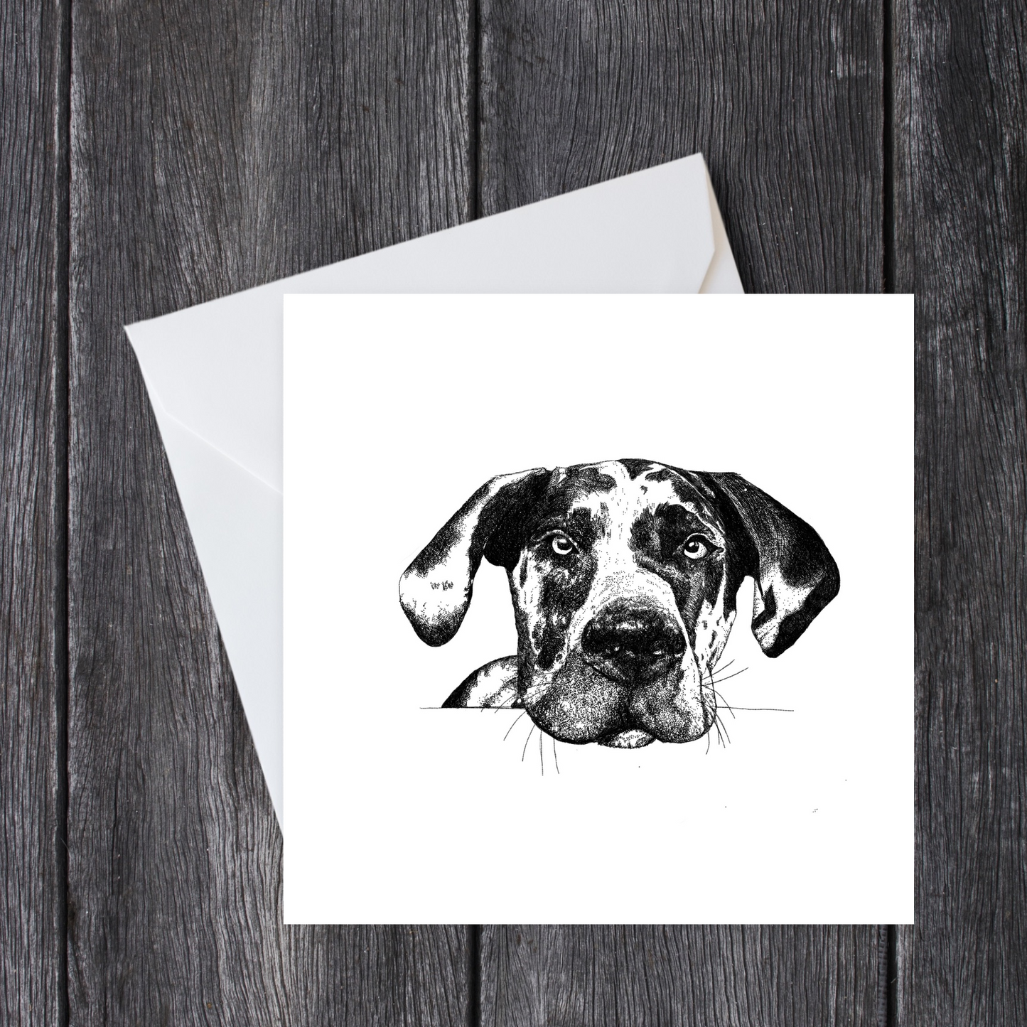 Great Dane Greeting Card