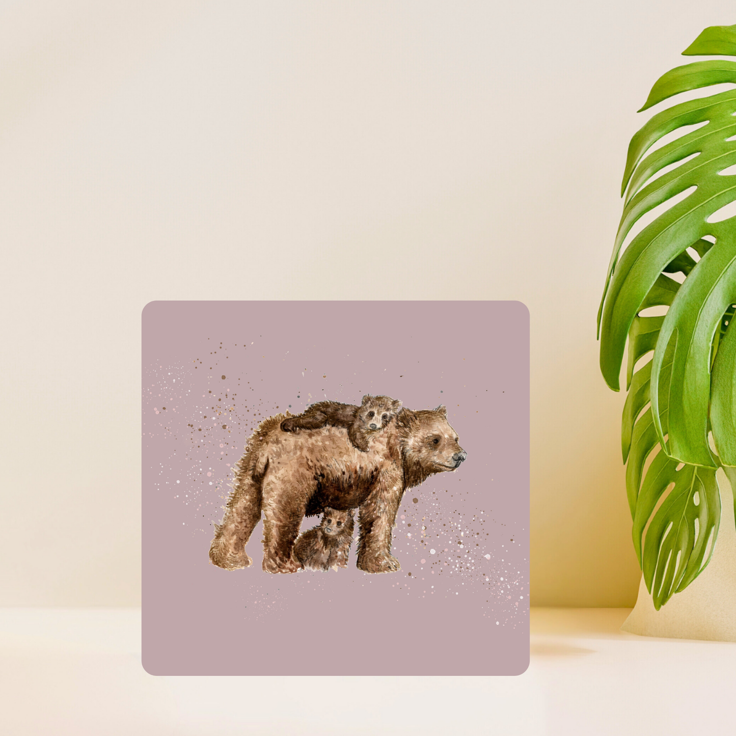 Momma Bear Hugs Greeting Cards