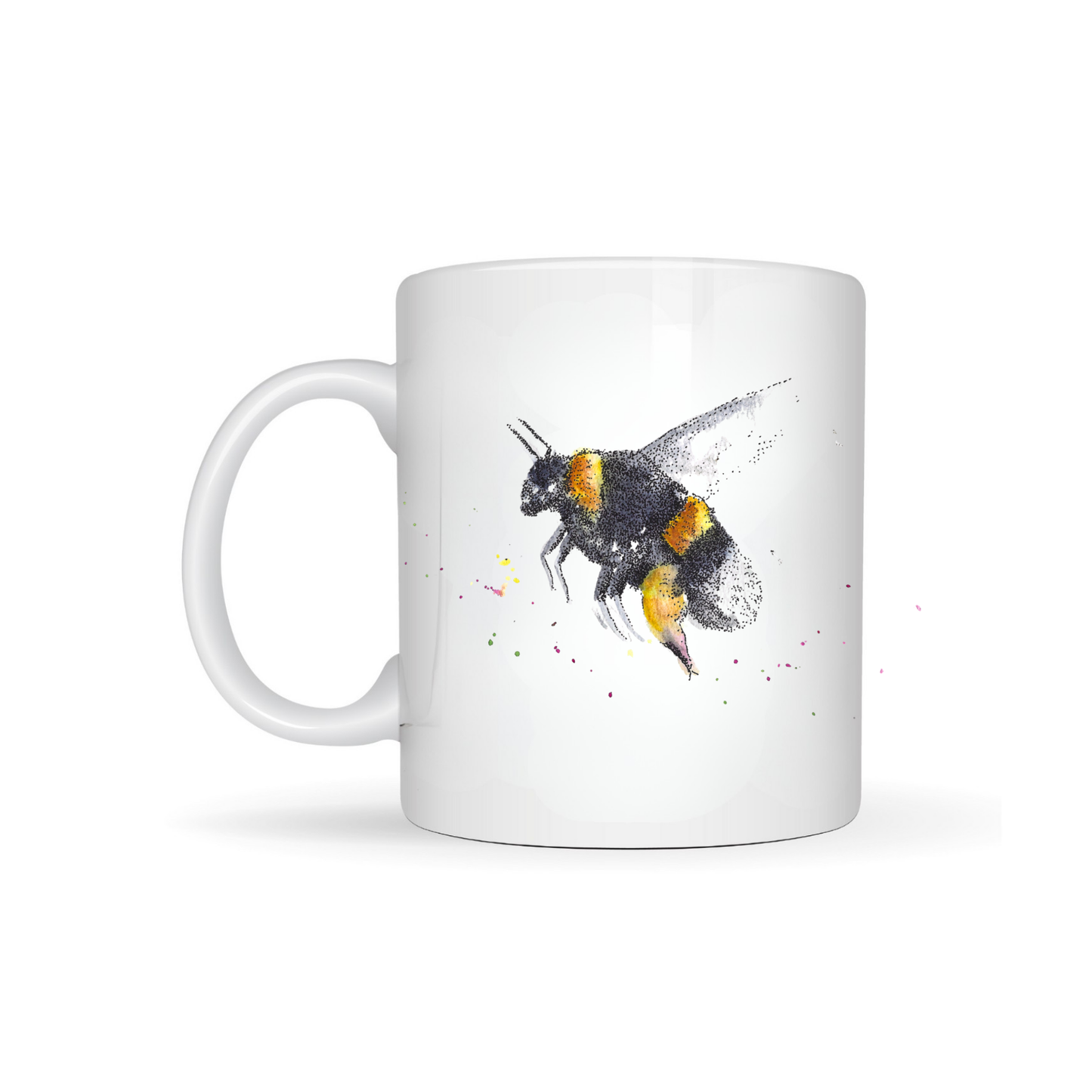 Watercolour Bee Bone China Mug
