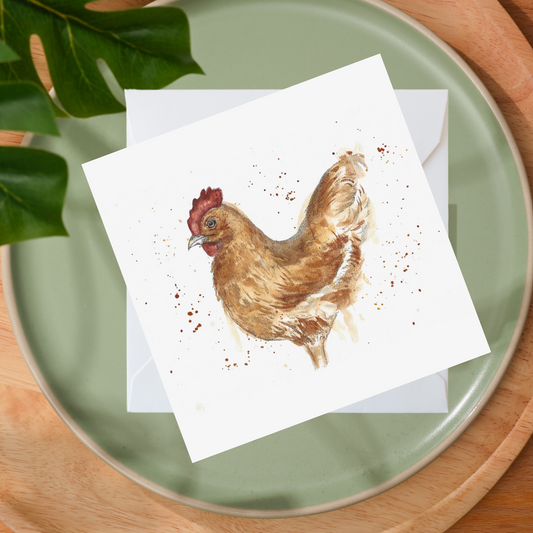 Chicken Greeting Card