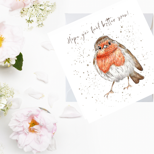 Hope You Feel Been Soon, Robin Card