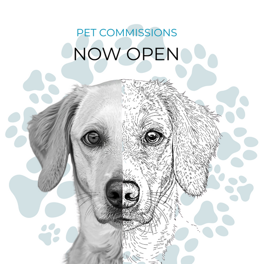 Custom Single Pet Portrait Commission