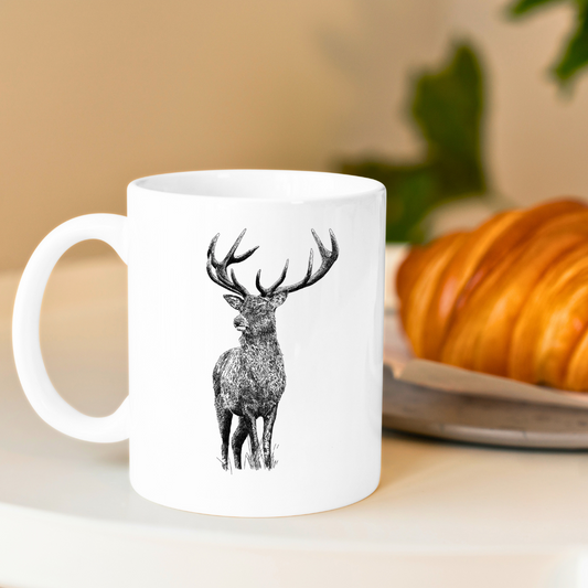 Stag Bone China Mug