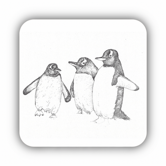 Three of Kind Penguins Coaster