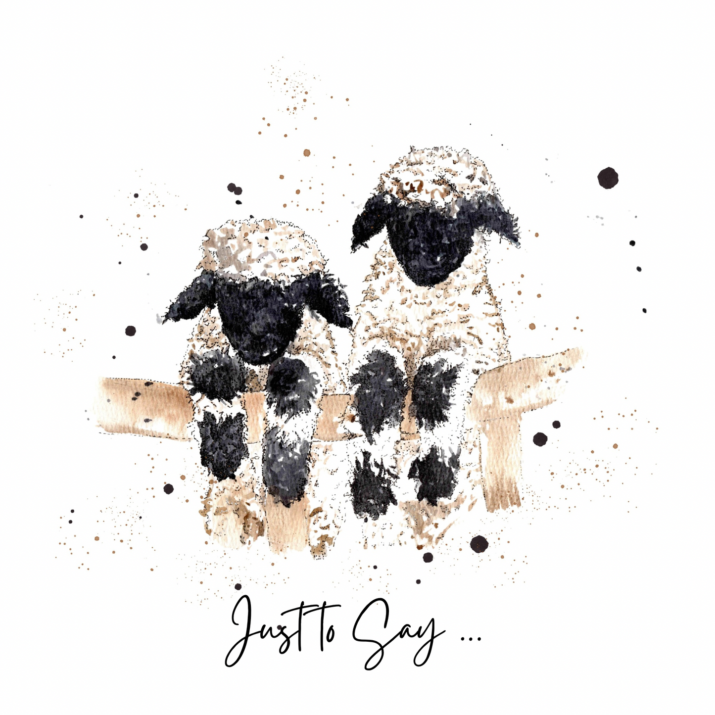 Just to Say, Sheep Card