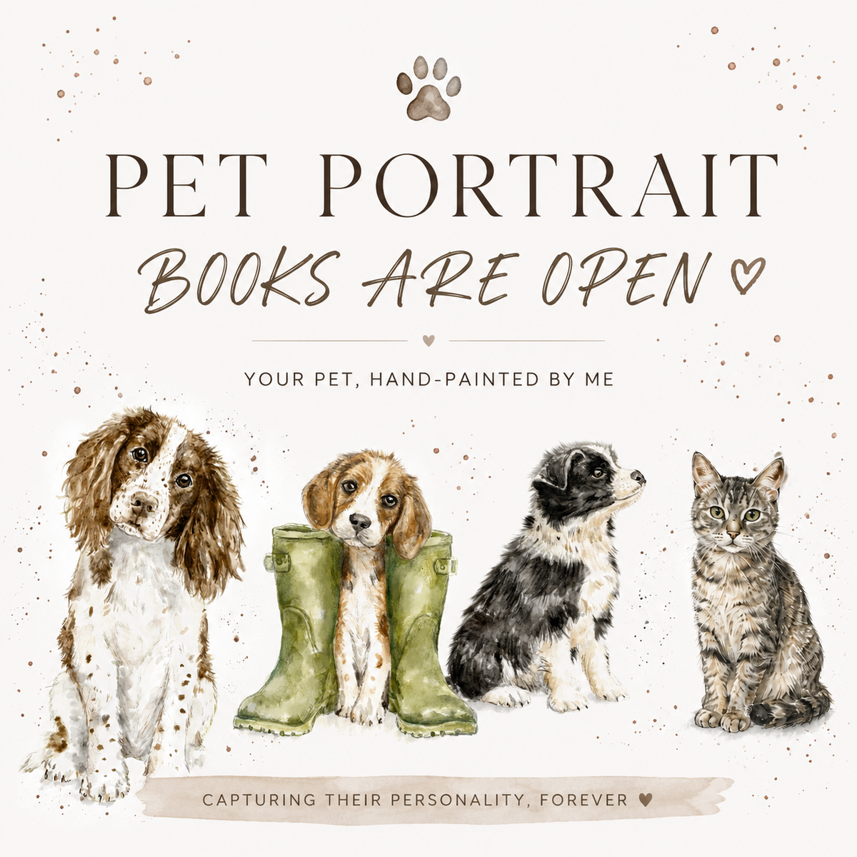 Custom Pet Portrait Commission