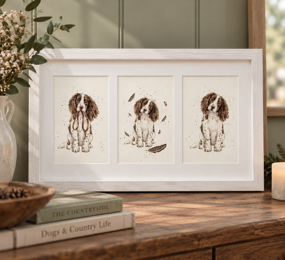 Lead, Feather & Mischief Frame Art