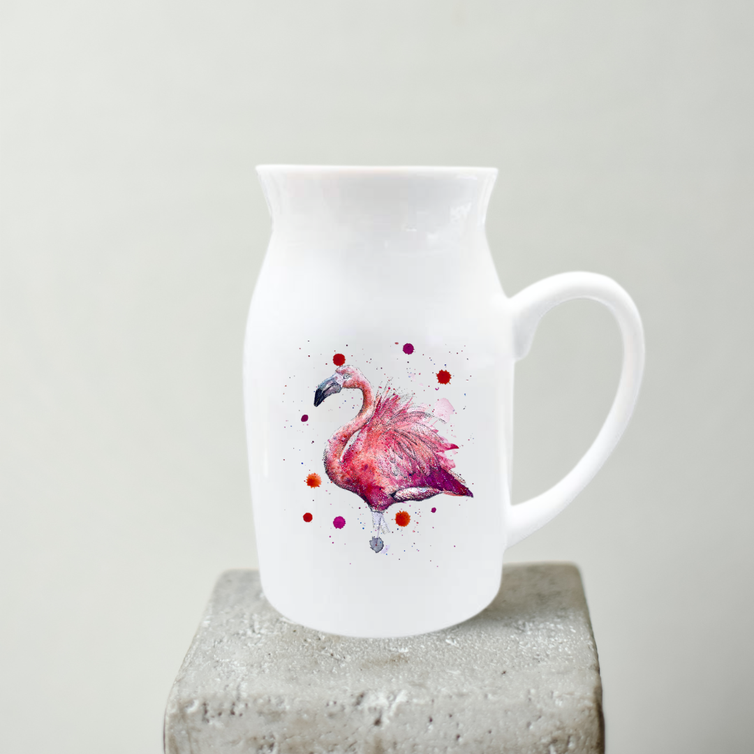 Flamingo Ceramic Milk Jug