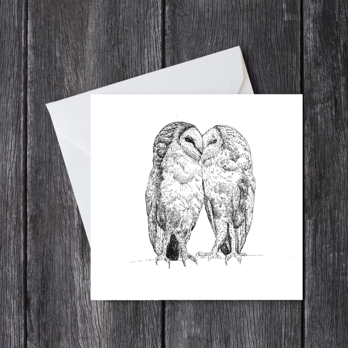 Owls In Love Greeting Card