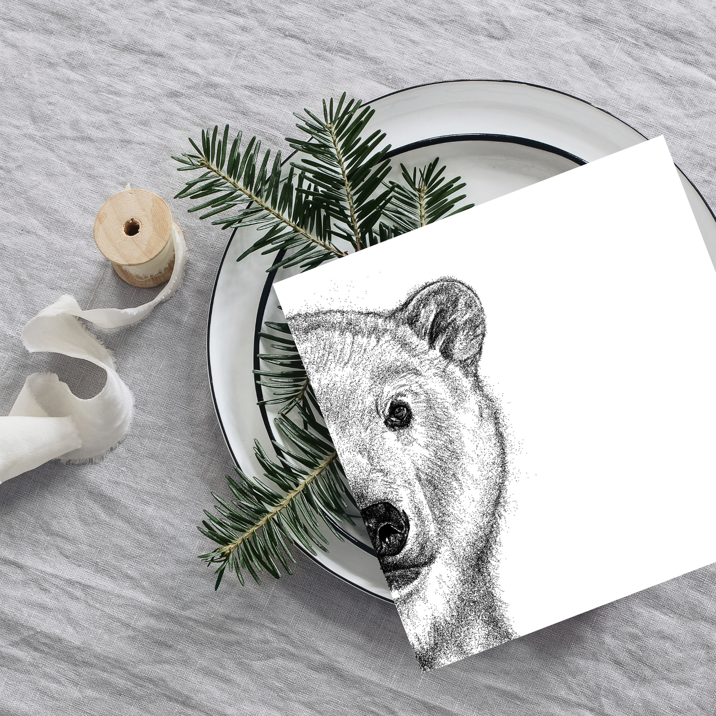 Polar Bear Greeting Card