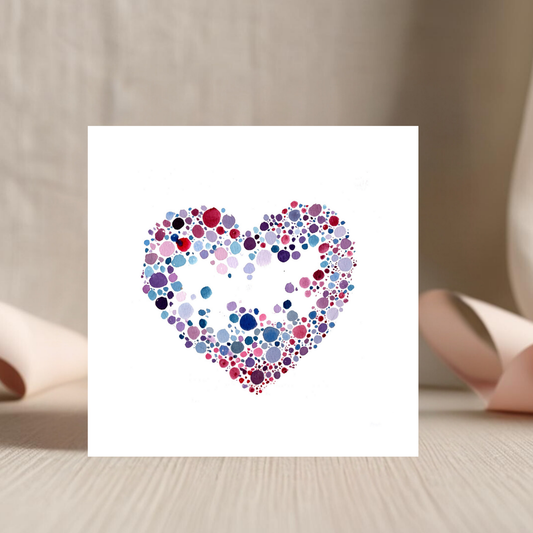 Dot Heart Cards