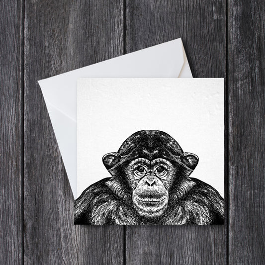 Chimp Greeting Cards
