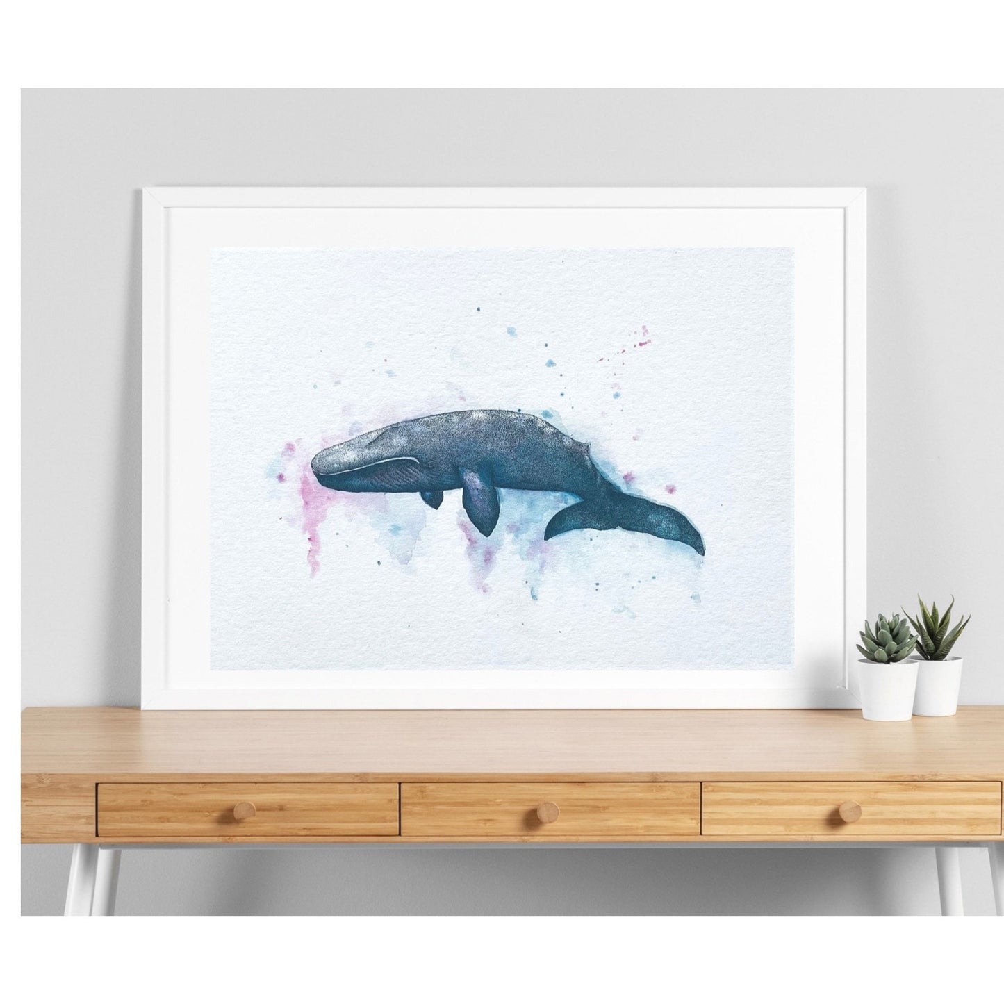 Blue Whale Original Art