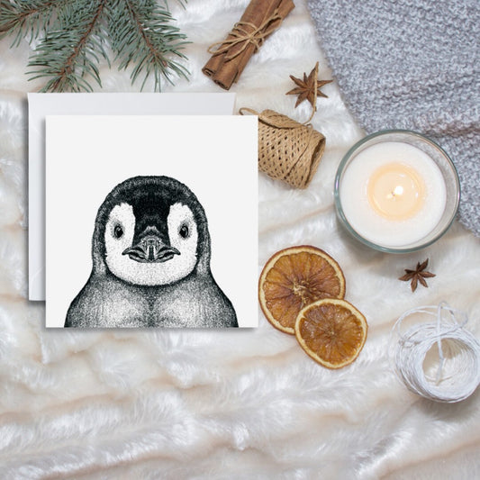 Perry the Penguin Greeting Card