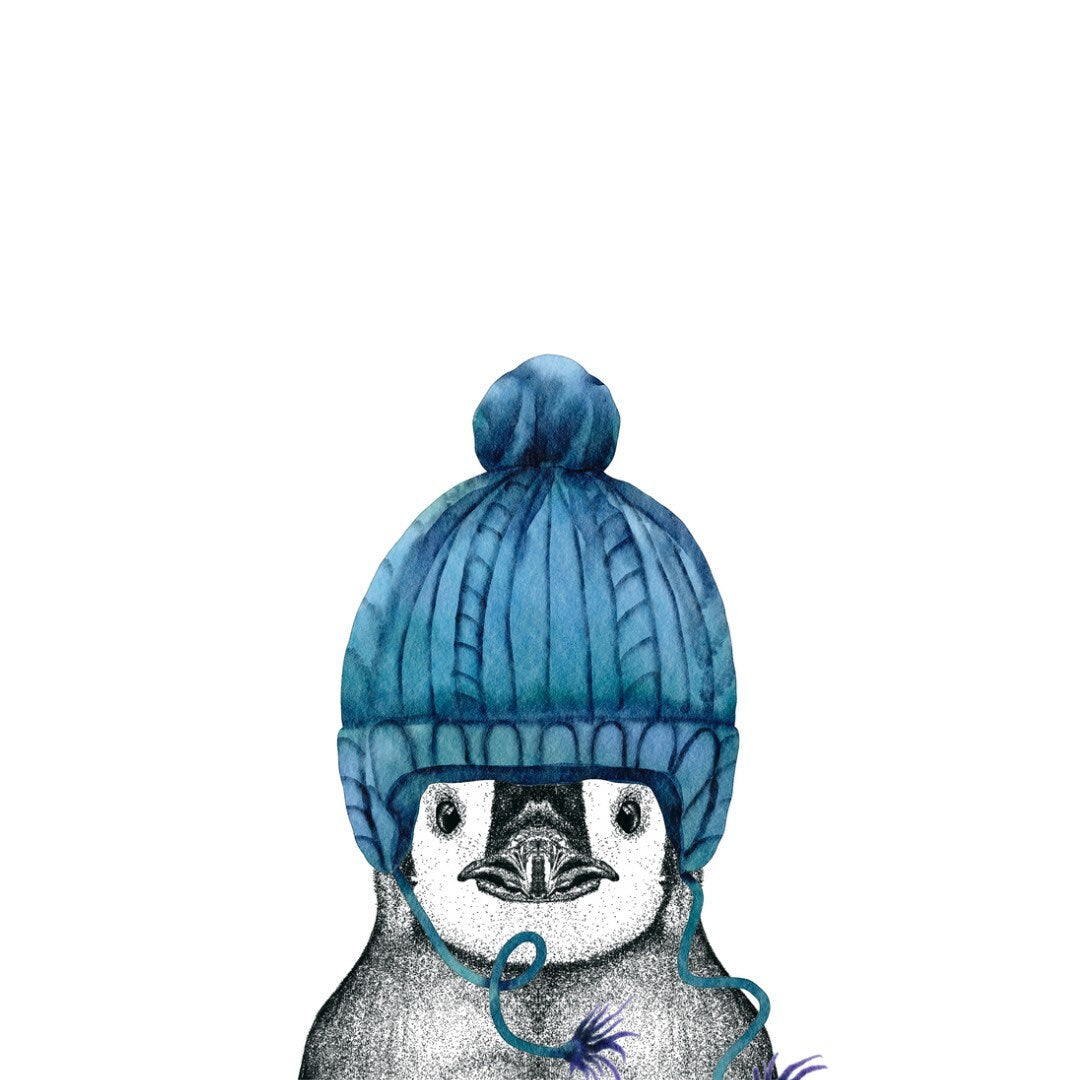Woolly Perry the Penguin Greeting Card