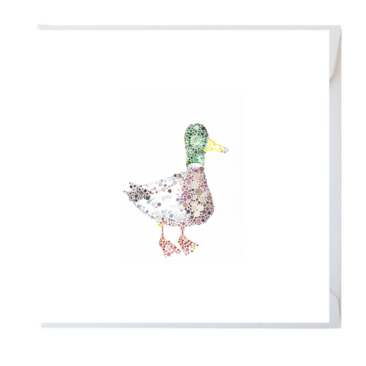 Duck Watercolour Card