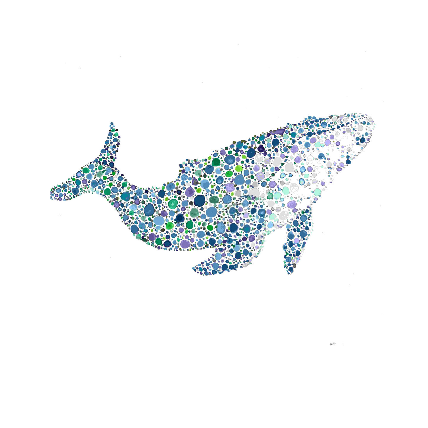 Whale Watercolour Print