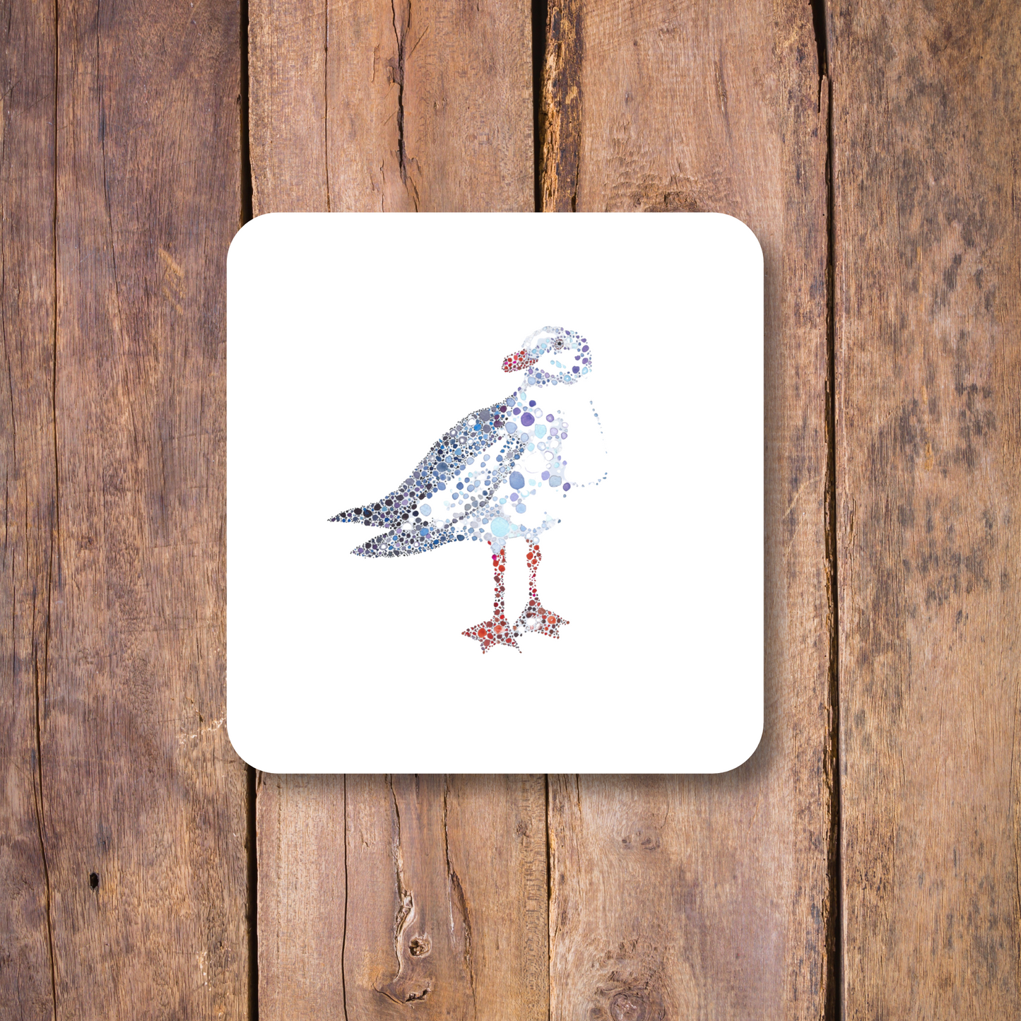 Seagull Watercolour Coaster