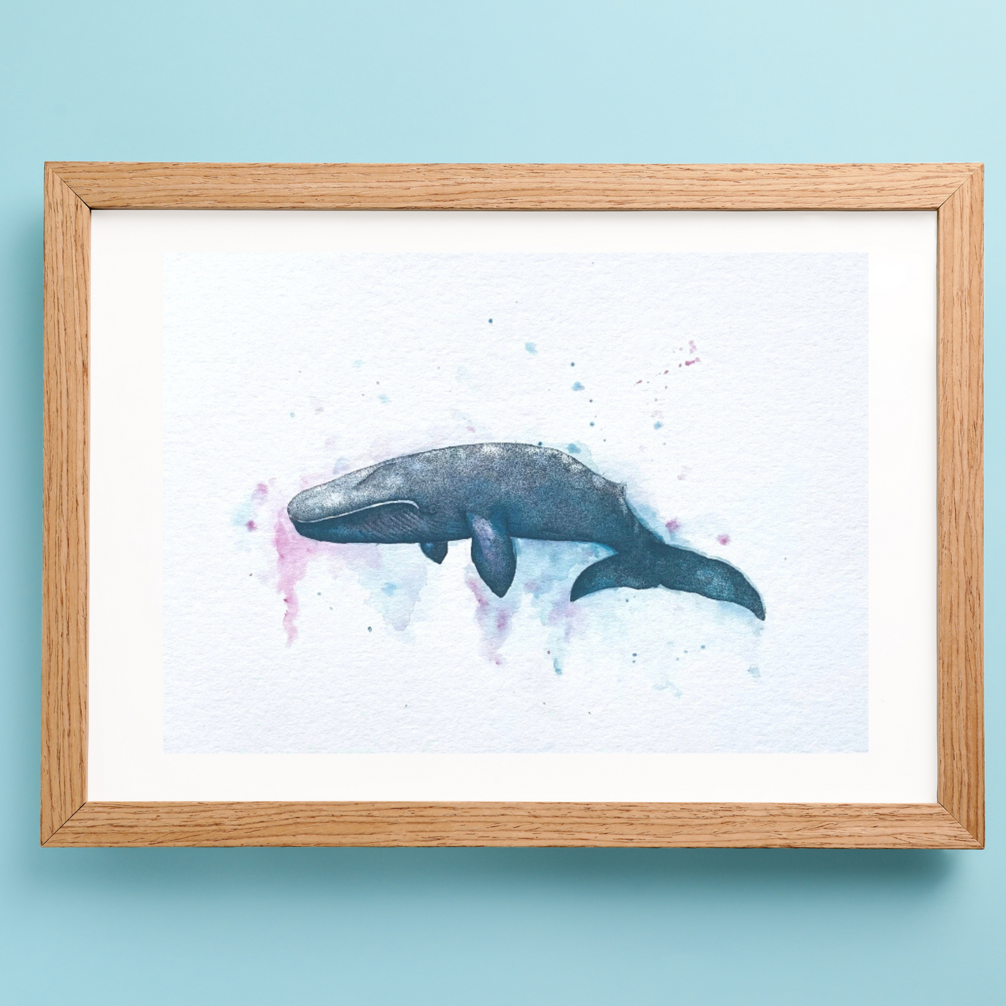 Blue Whale Print