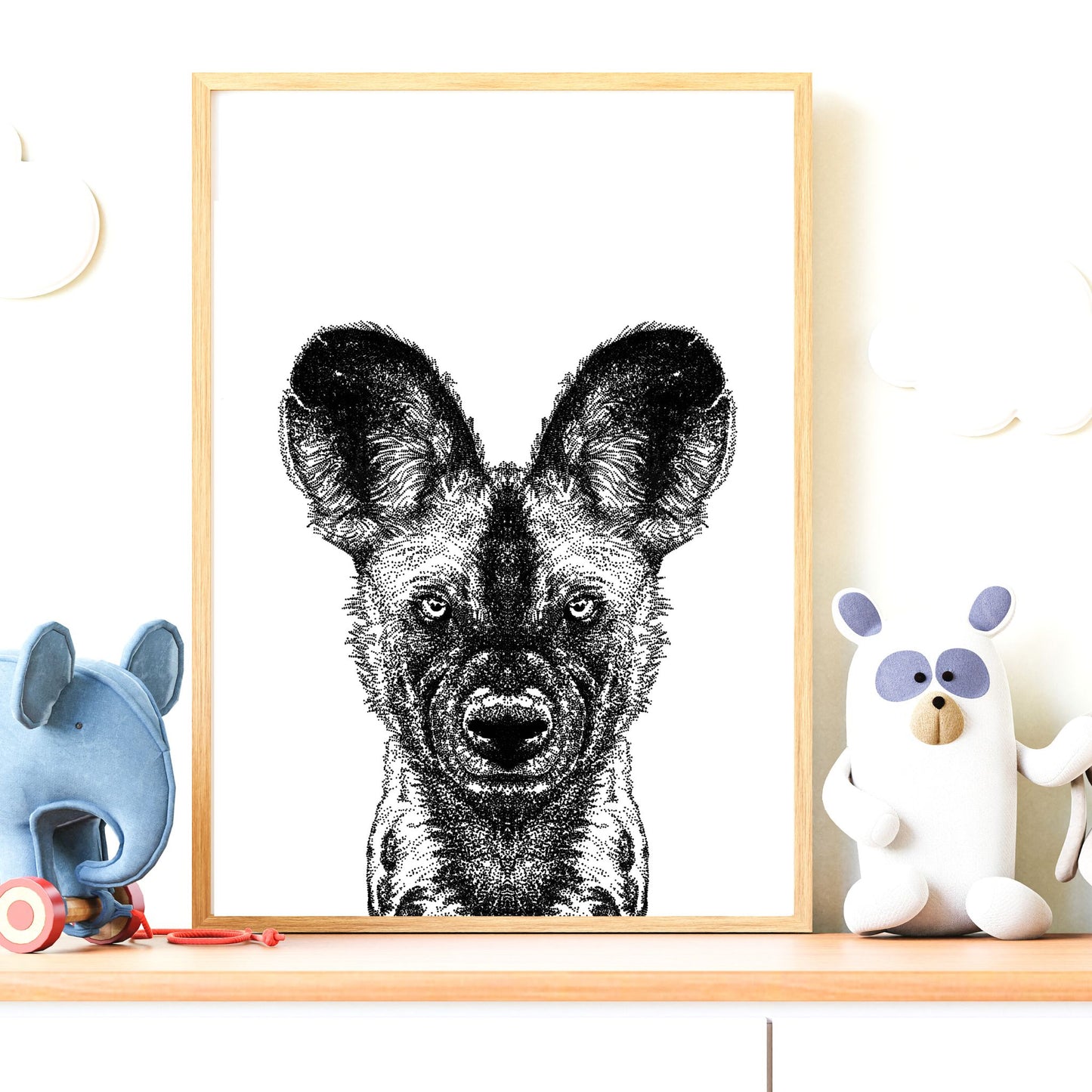 African Dog Print