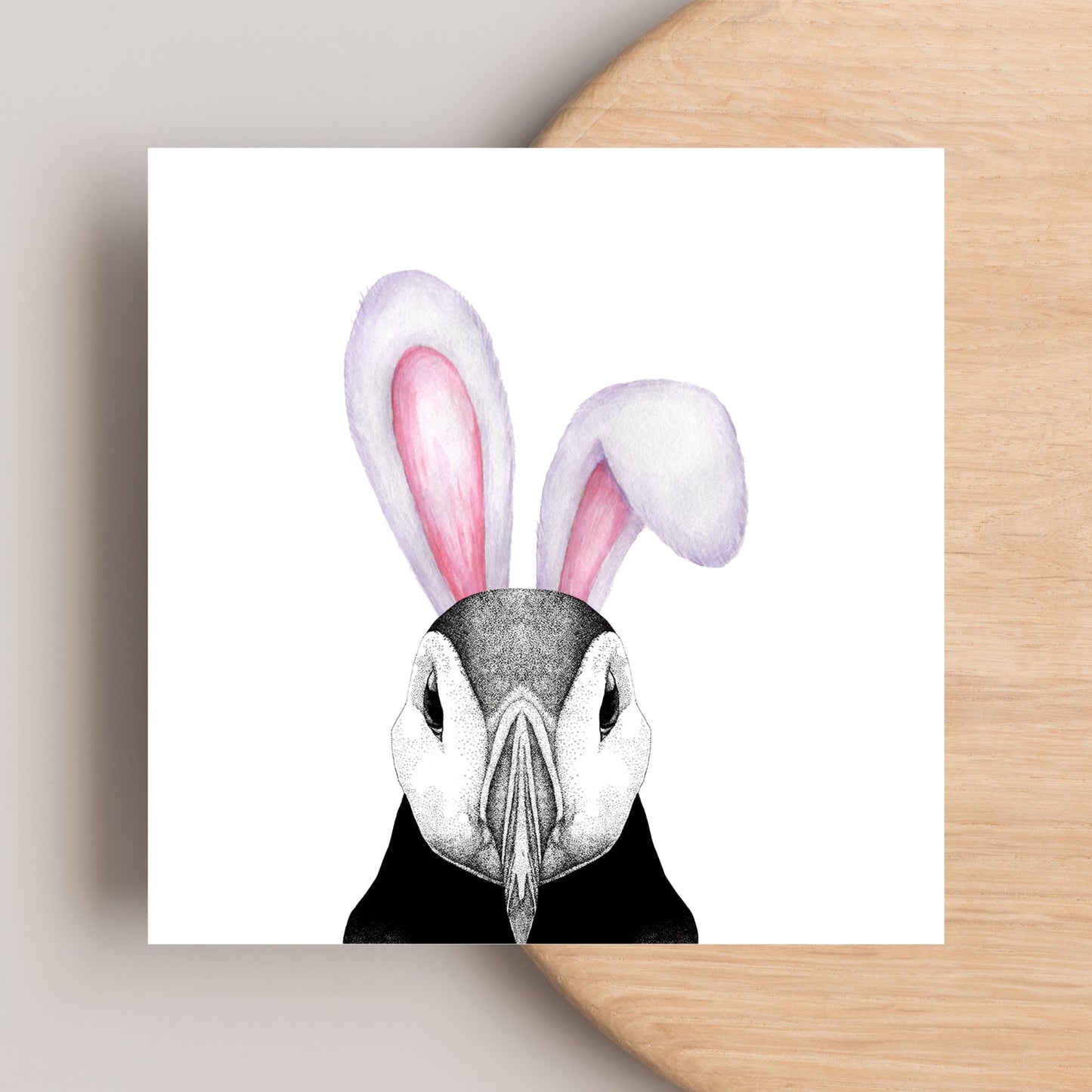 Easter Puffin Card
