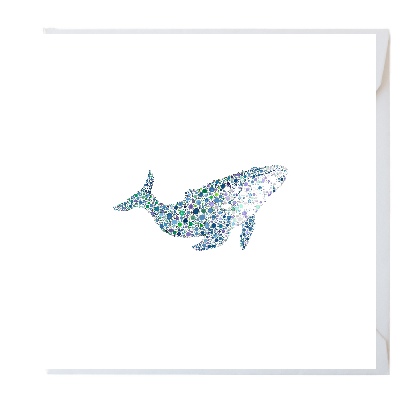 Whale Watercolour Card