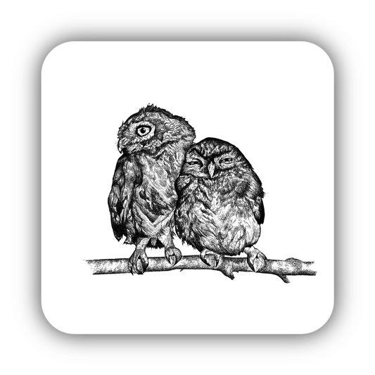Two Owls Coaster
