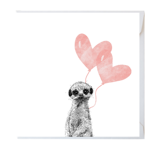 Meerkat Love Greeting Card