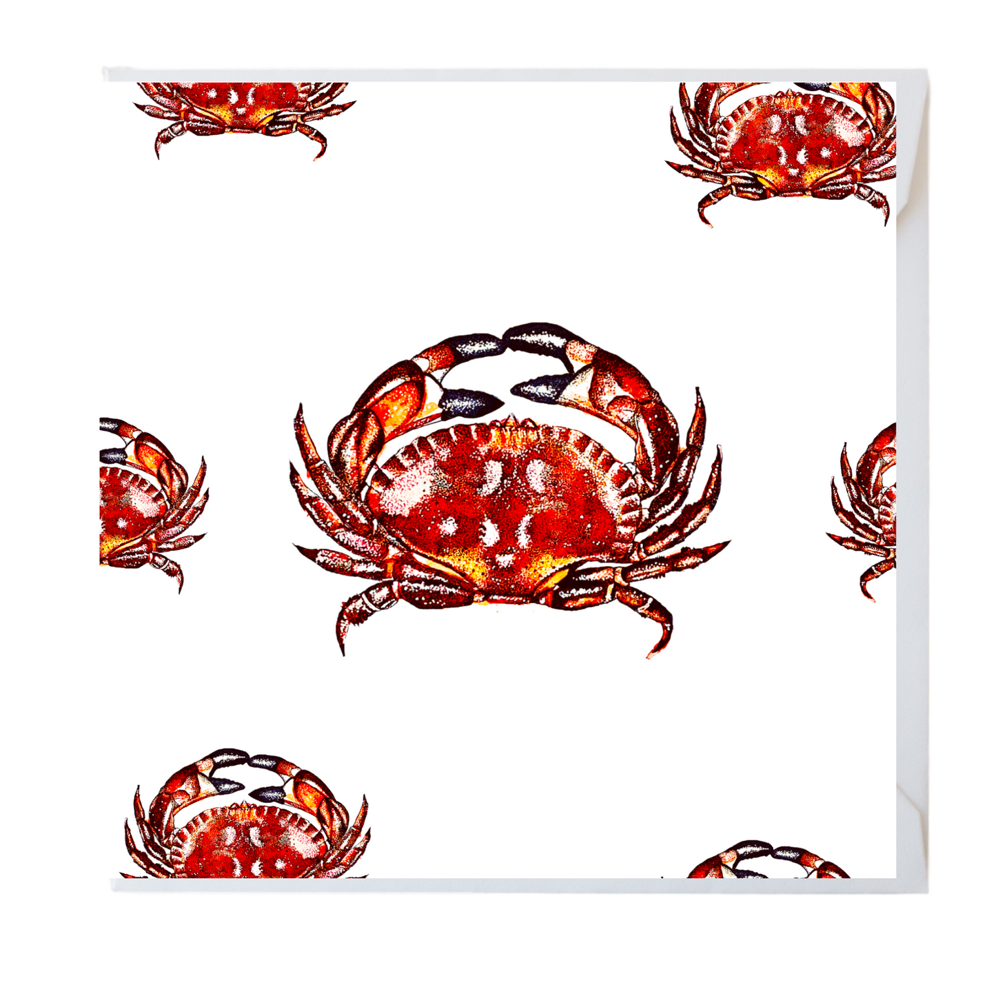 Crab Watercolour Card