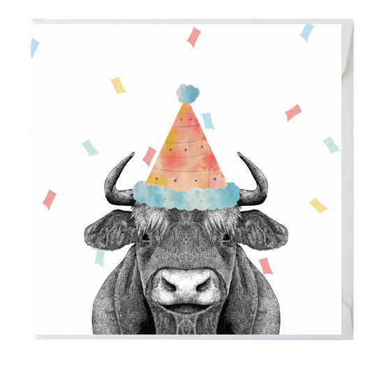 Cow Party Greeting Cards