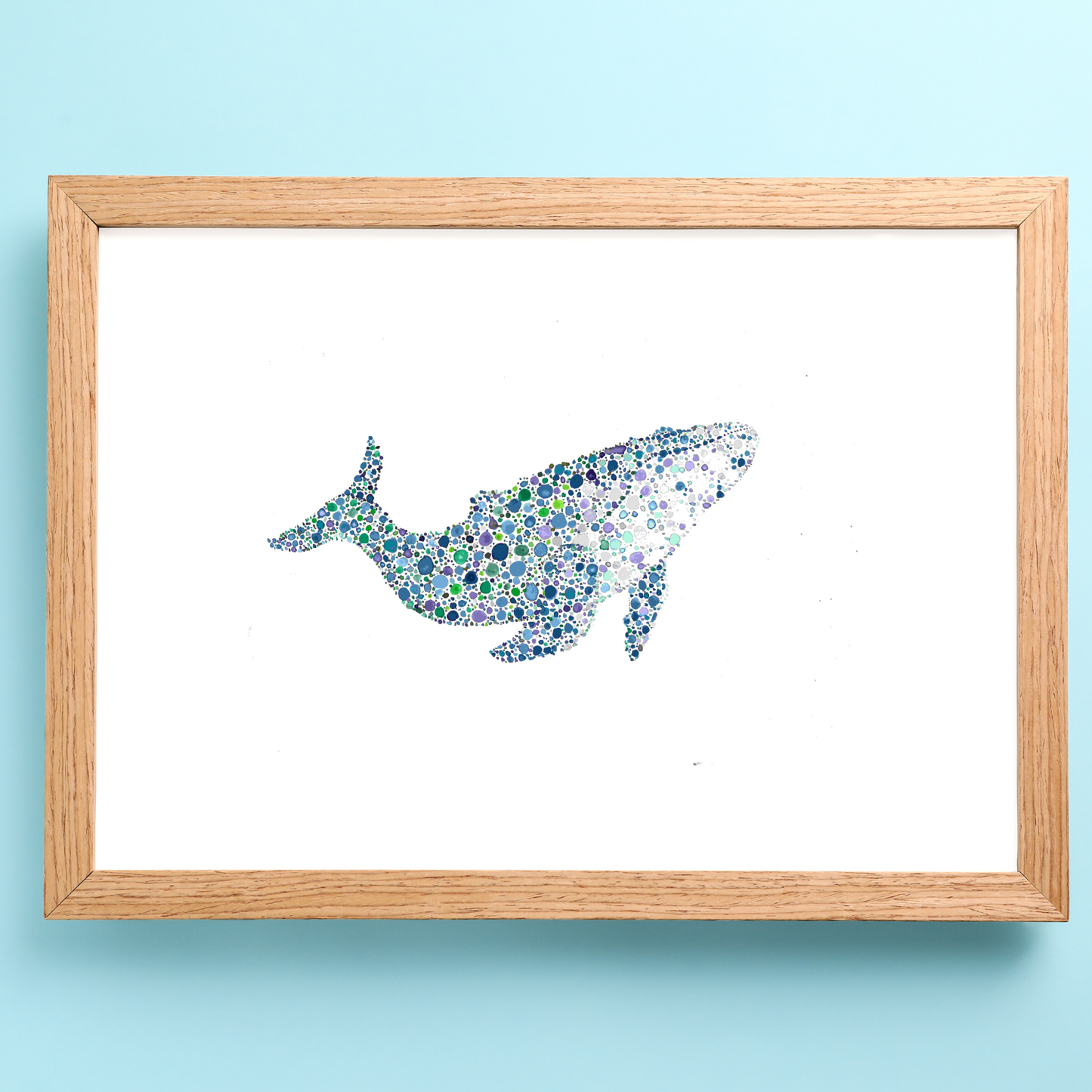 Whale Watercolour Print