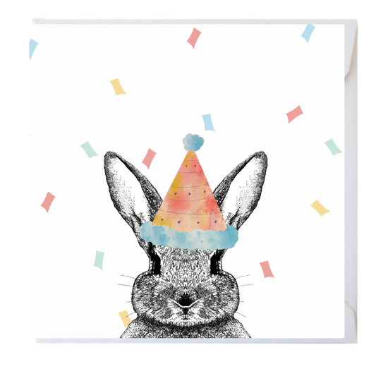 Rabbit Party Greeting Cards